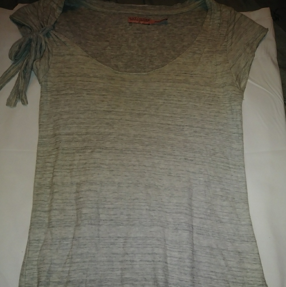 Juicy couture heathered grey top xs